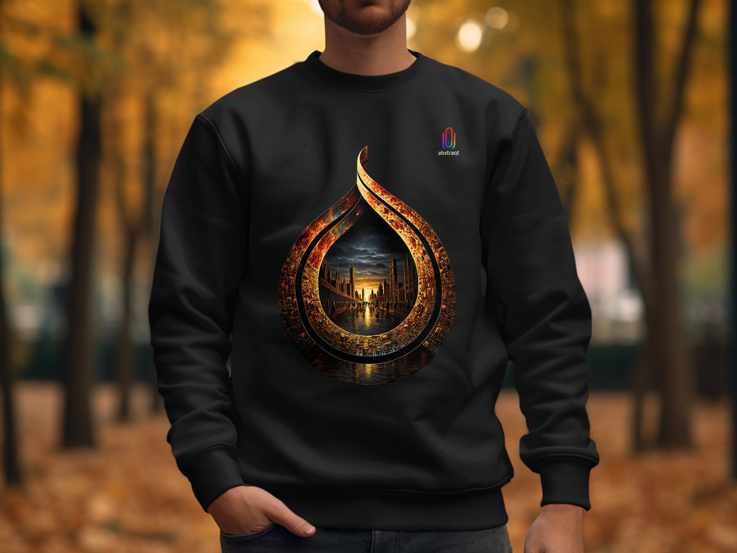 Stunning Night Cityscape Art Sweatshirt product