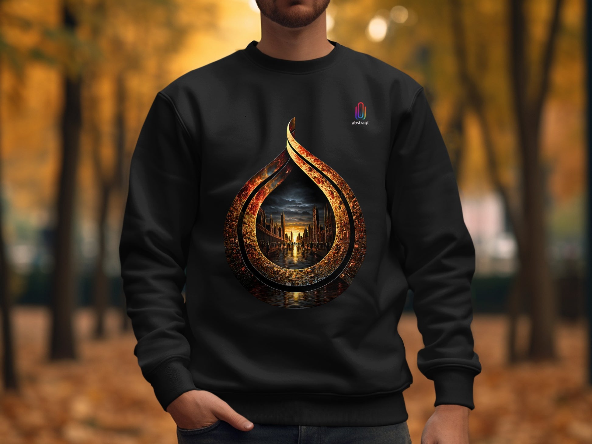 Stunning Night Cityscape Art Sweatshirt product