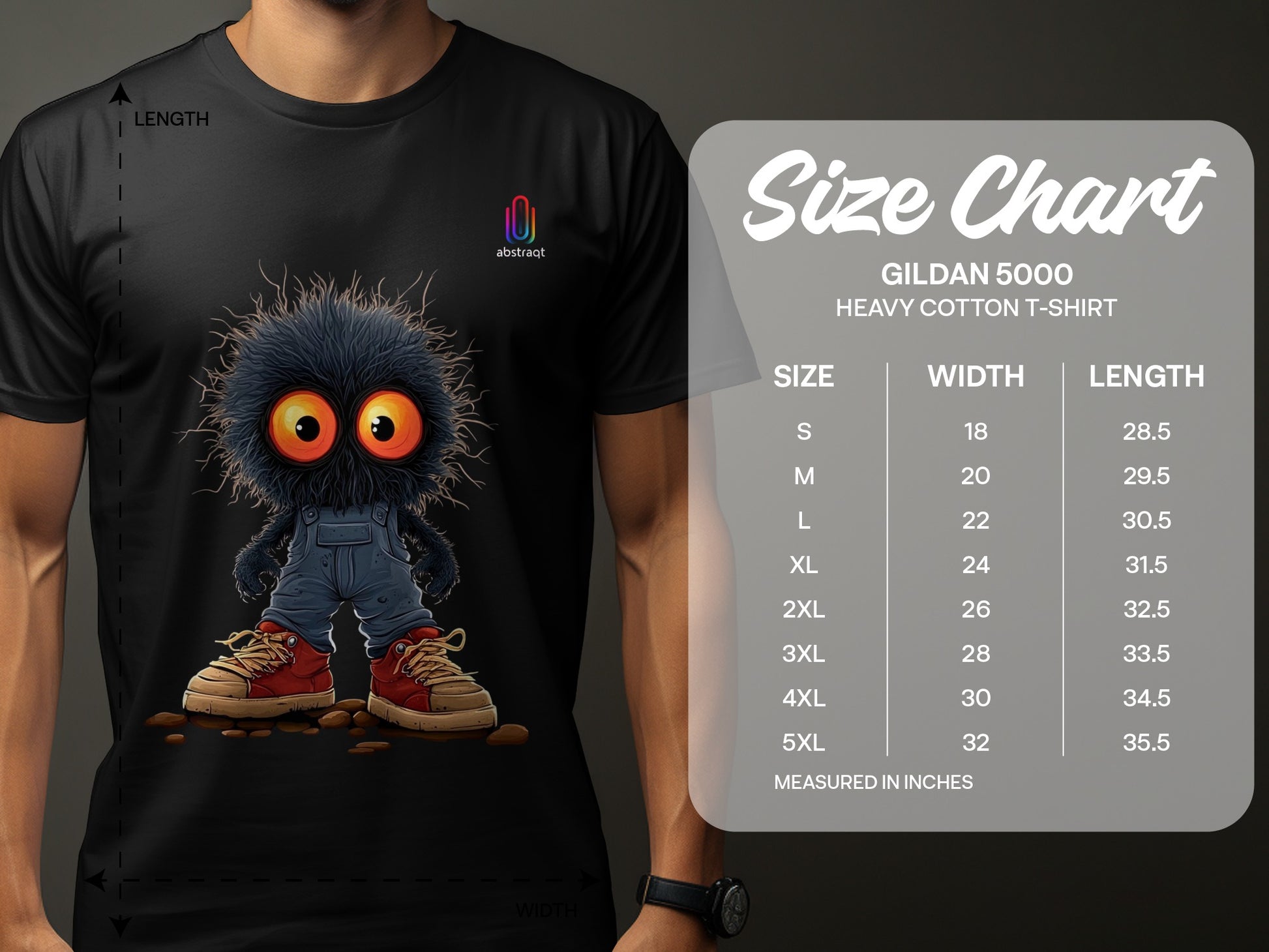 Cute Furry Monster with Big Eyes T-shirt product