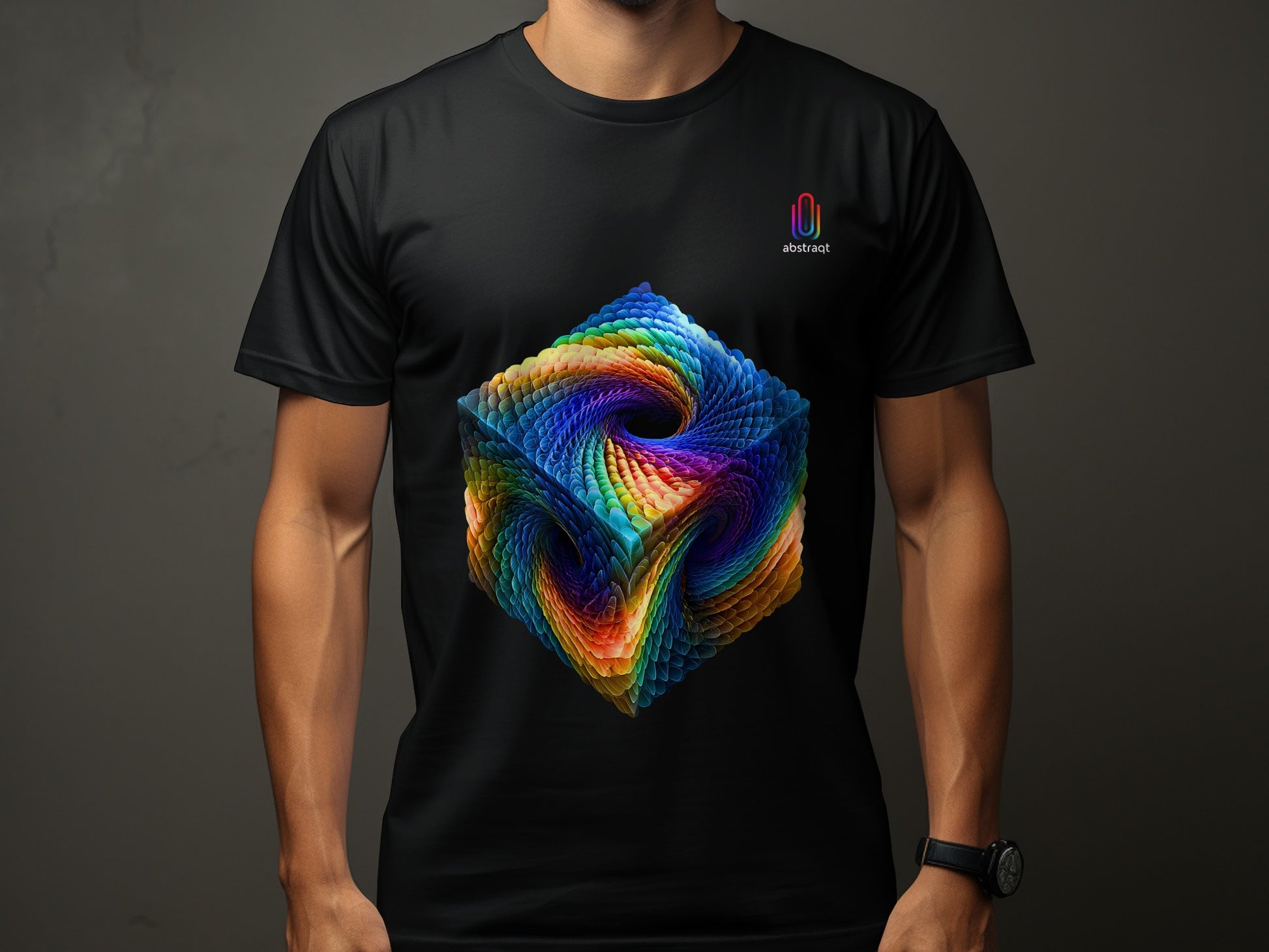 Vibrant Geometric Pattern Design Unisex T-Shirt product