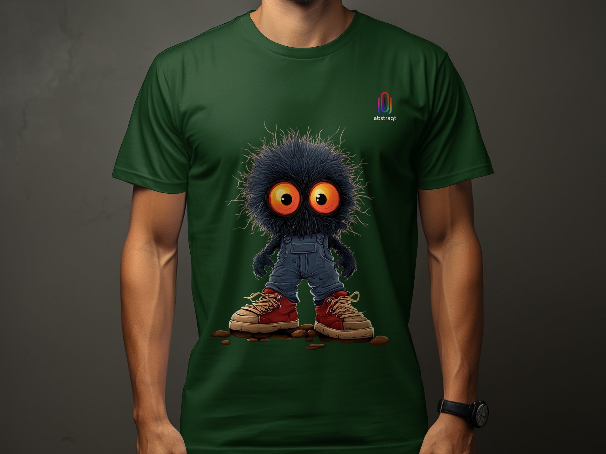 Cute Furry Monster Graphic Tee for Kids Youth product
