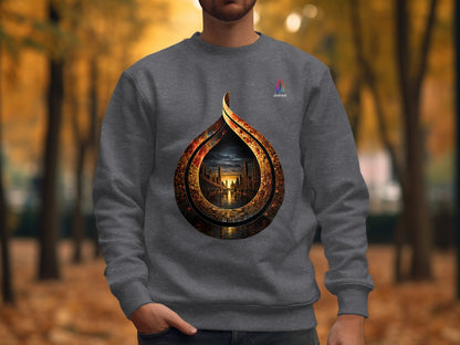Scenic Castle Art Printed Long Sleeve product type