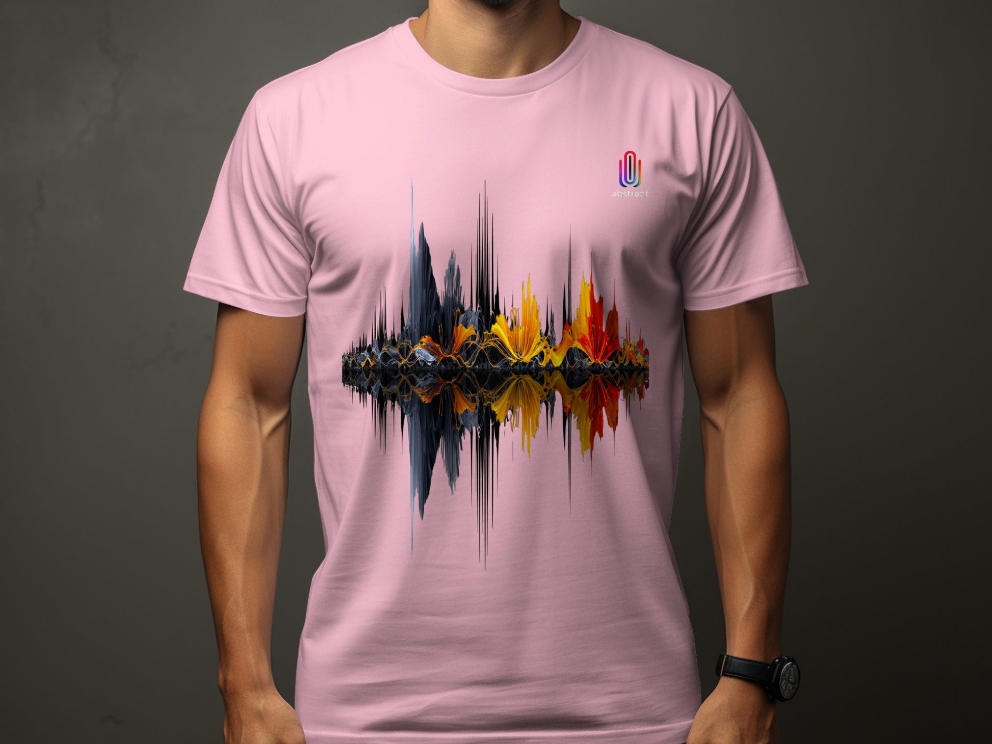 Colorful Abstract Waveform Design T-shirt product