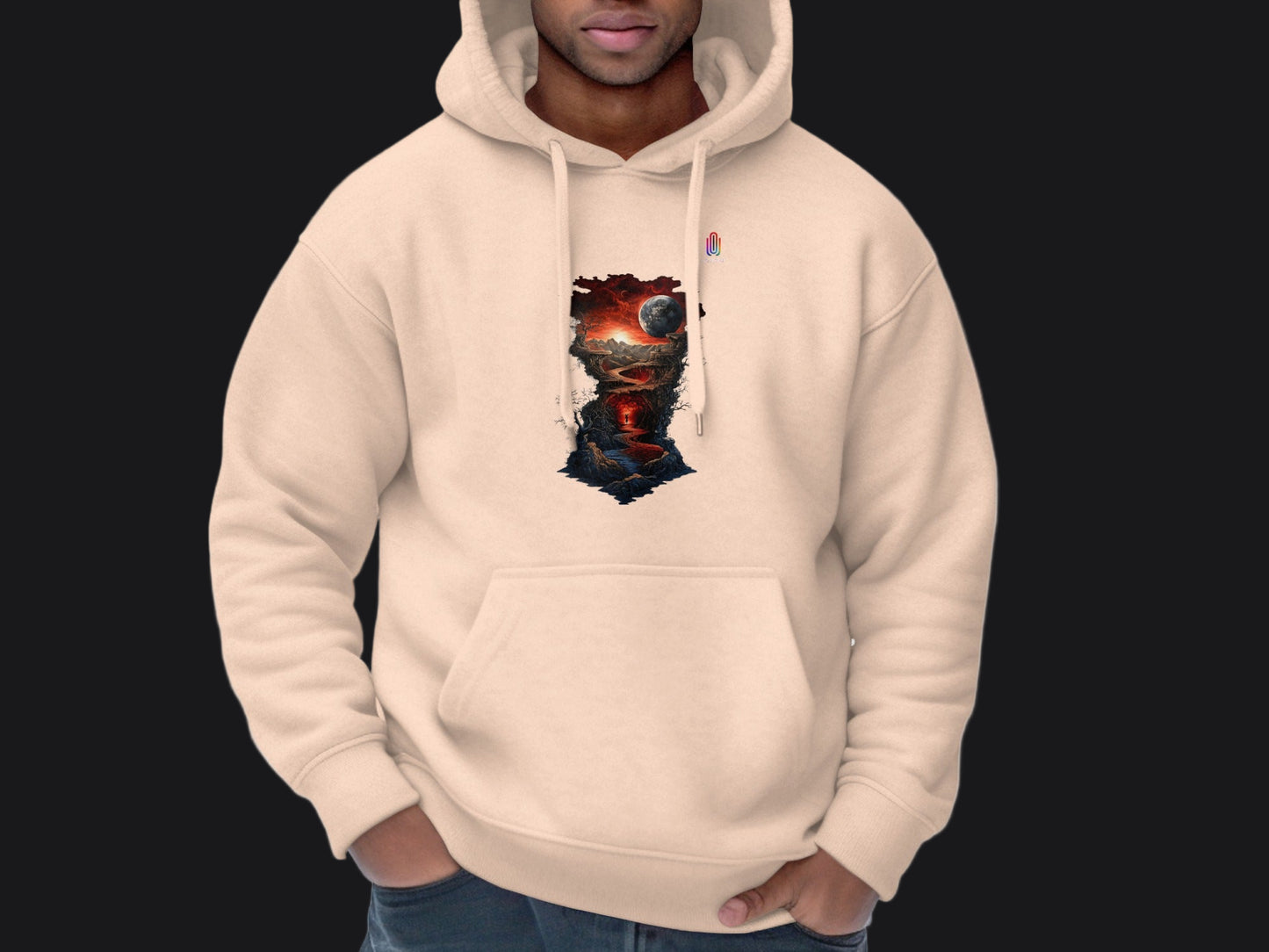 Artistic Universe Scene Design Hoodie product