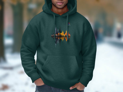 Abstract Soundwave Green Hoodie product type
