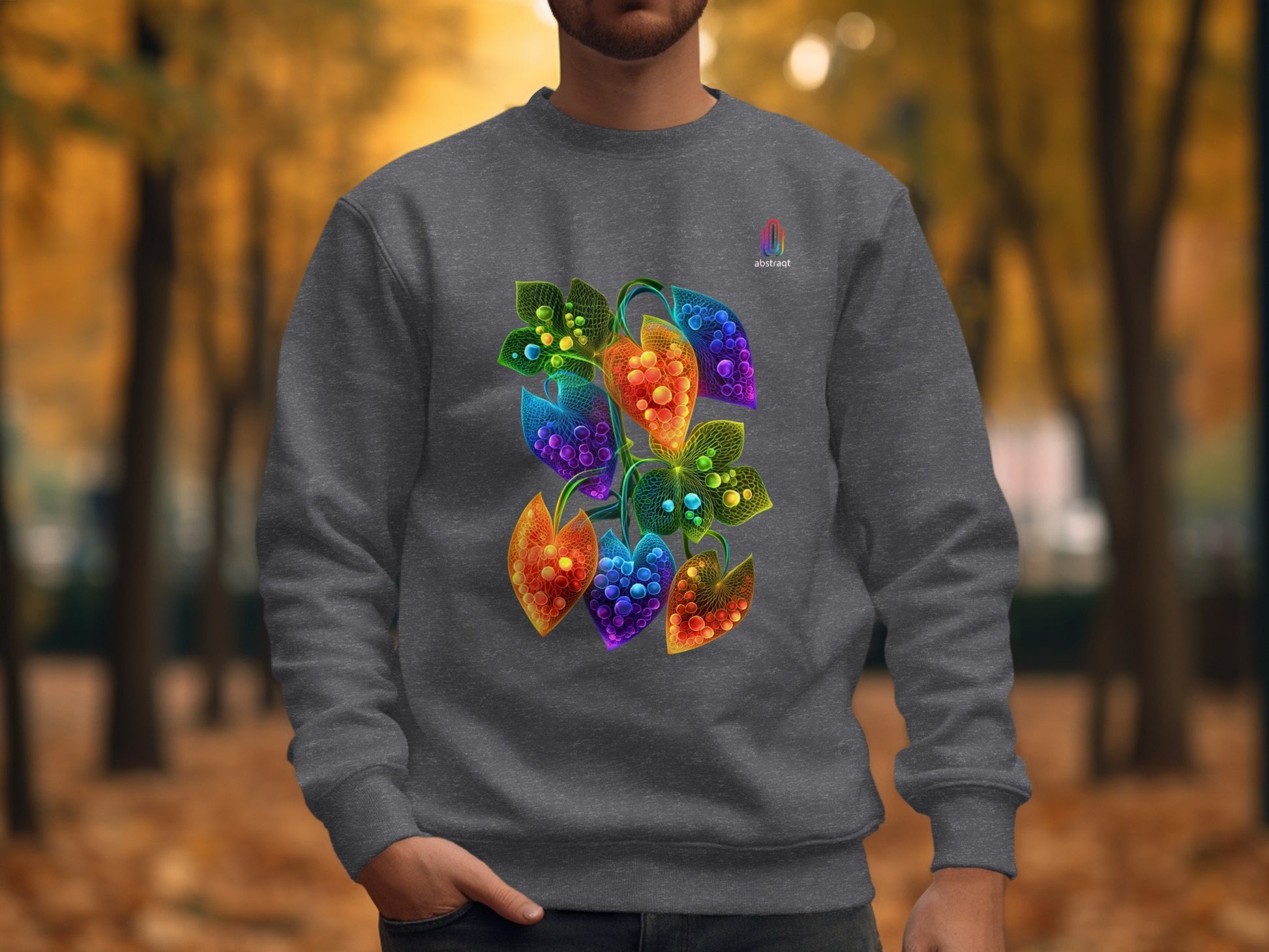 Artistic Floral Design Sweatshirt Product