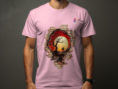 Sunset Scenic Wall Art Design T-shirt product type