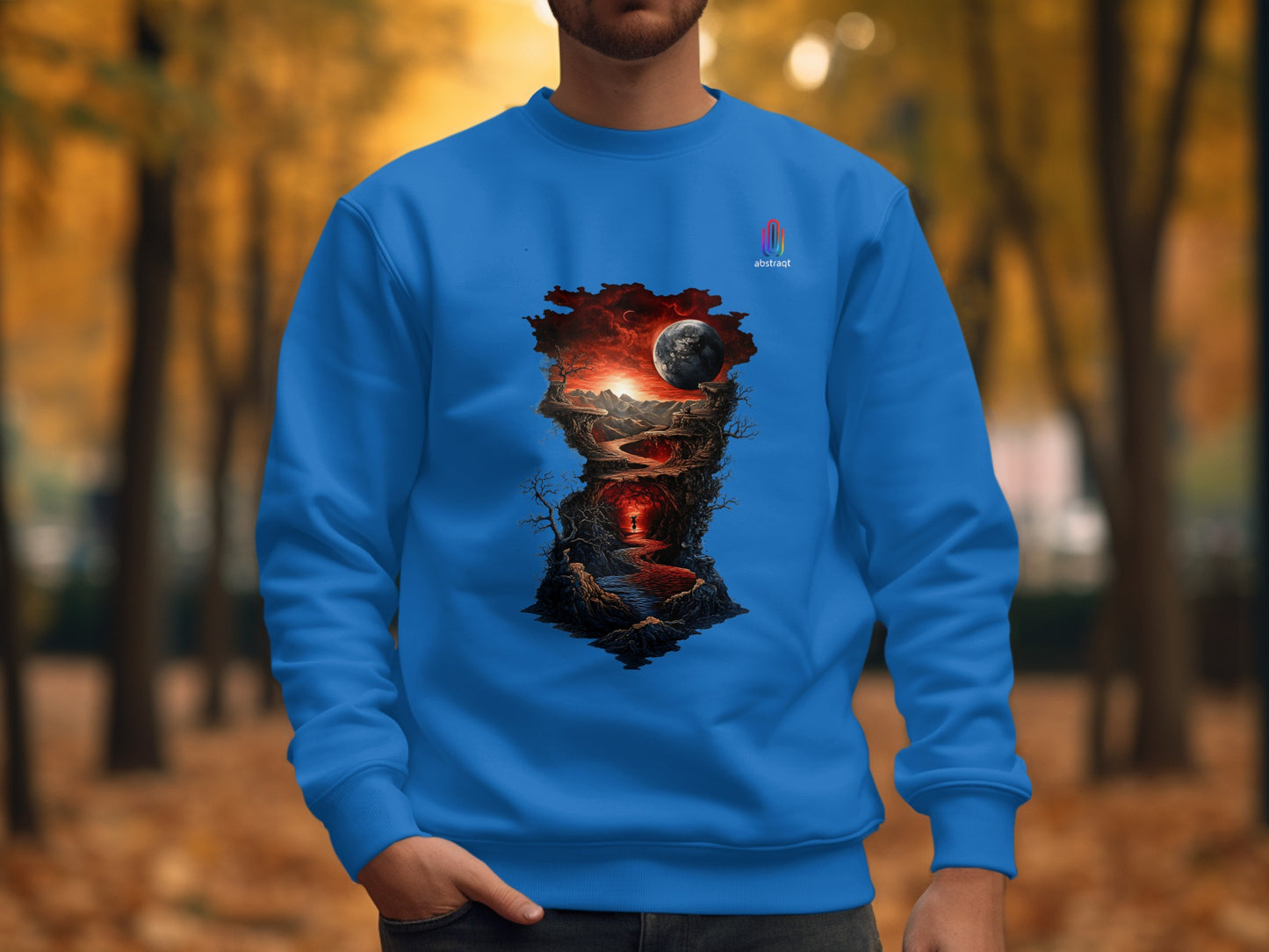 Stunning Fantasy Landscape Printed Sweatshirt product