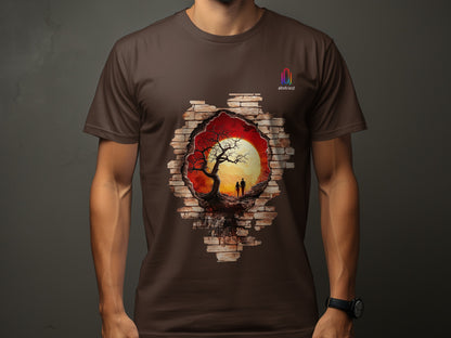 Wall Break Tree Design Artwork T-shirt product type