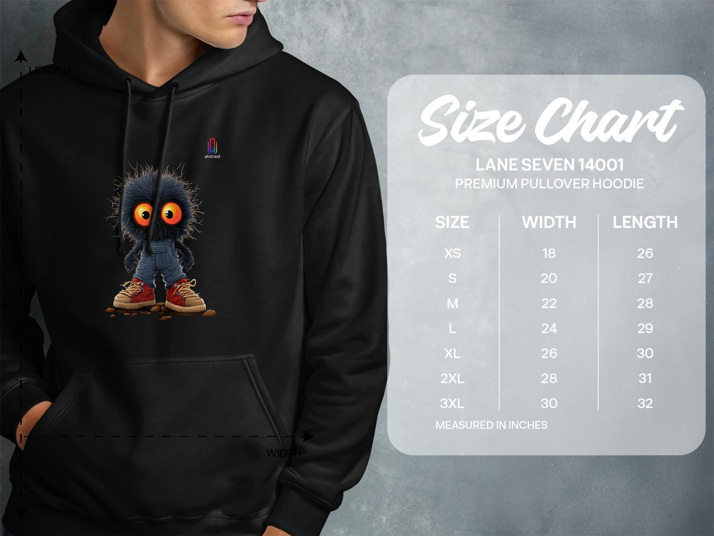 Cute Monster Graphic Design Pullover Hoodie product