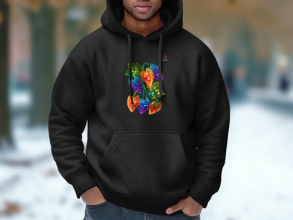 Colorful Abstract Hoodie with Unique Design product type