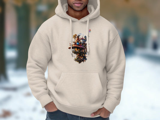 Unique Graphic Design Hooded Sweatshirt Hoodie product