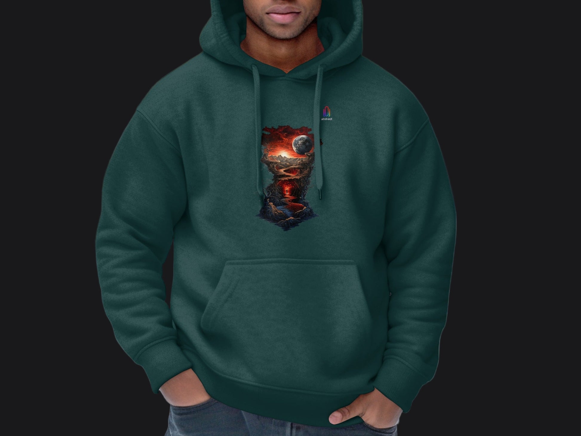 Cosmic Landscape Graphic Hoodie product