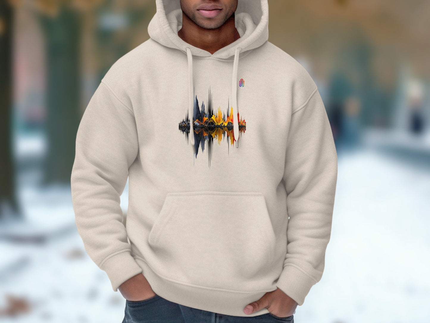Unique Soundwave Graphic Hoodie product