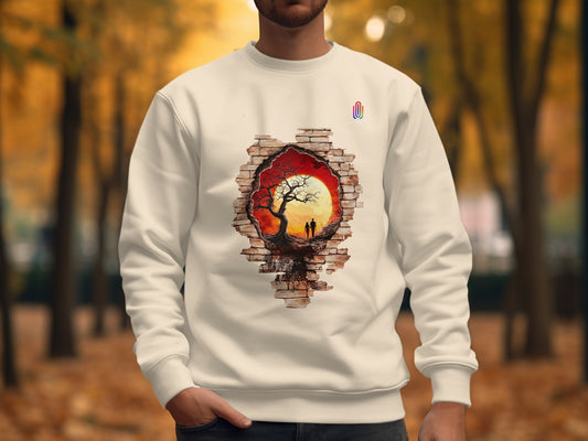 Sunset Forest Adventure Graphic Sweatshirt product