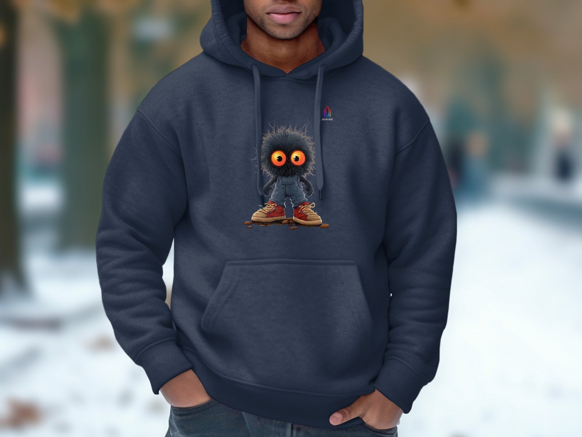 Fuzzy Cartoon Character Hoodie Fun Apparel Product