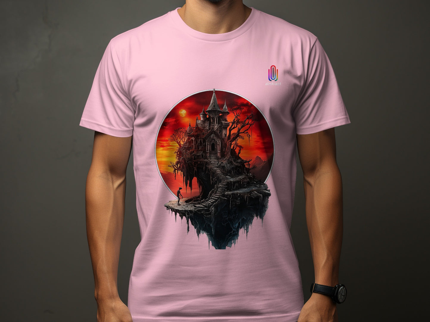 Haunted Mansion Artwork Print Design T-Shirt product type