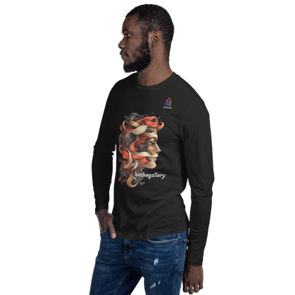 Men's Long Sleeve Fitted Crew Lacerta