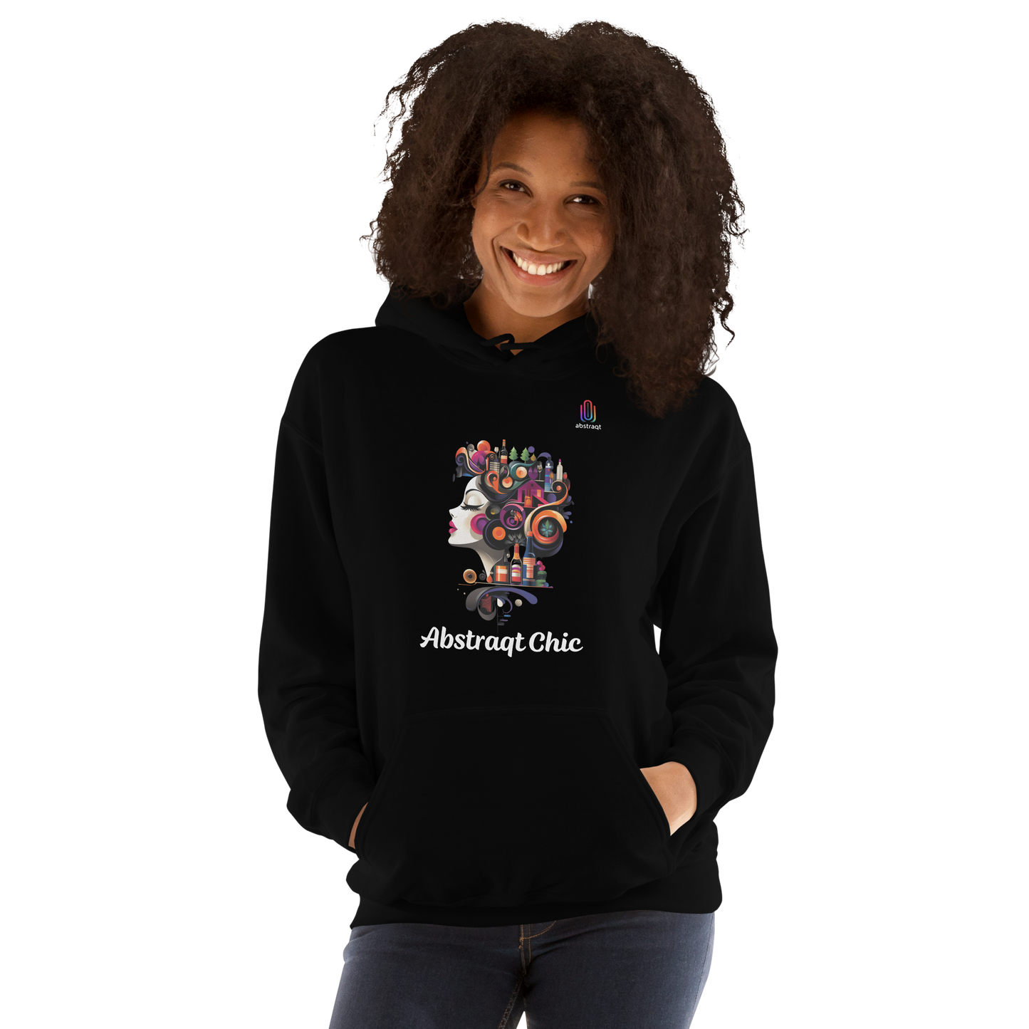 Unisex Hoodie Abstraqt Chic