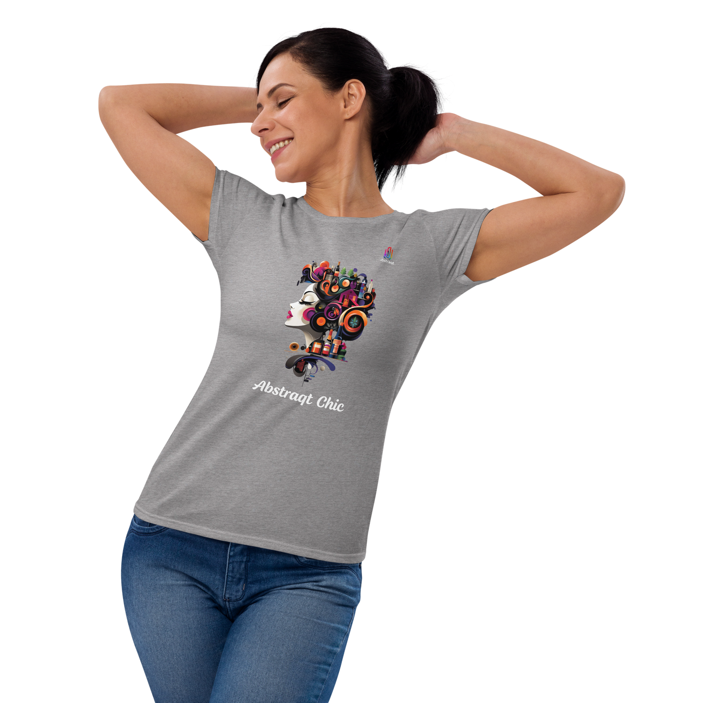 Women's short sleeve t-shirt Abstraqt Chic