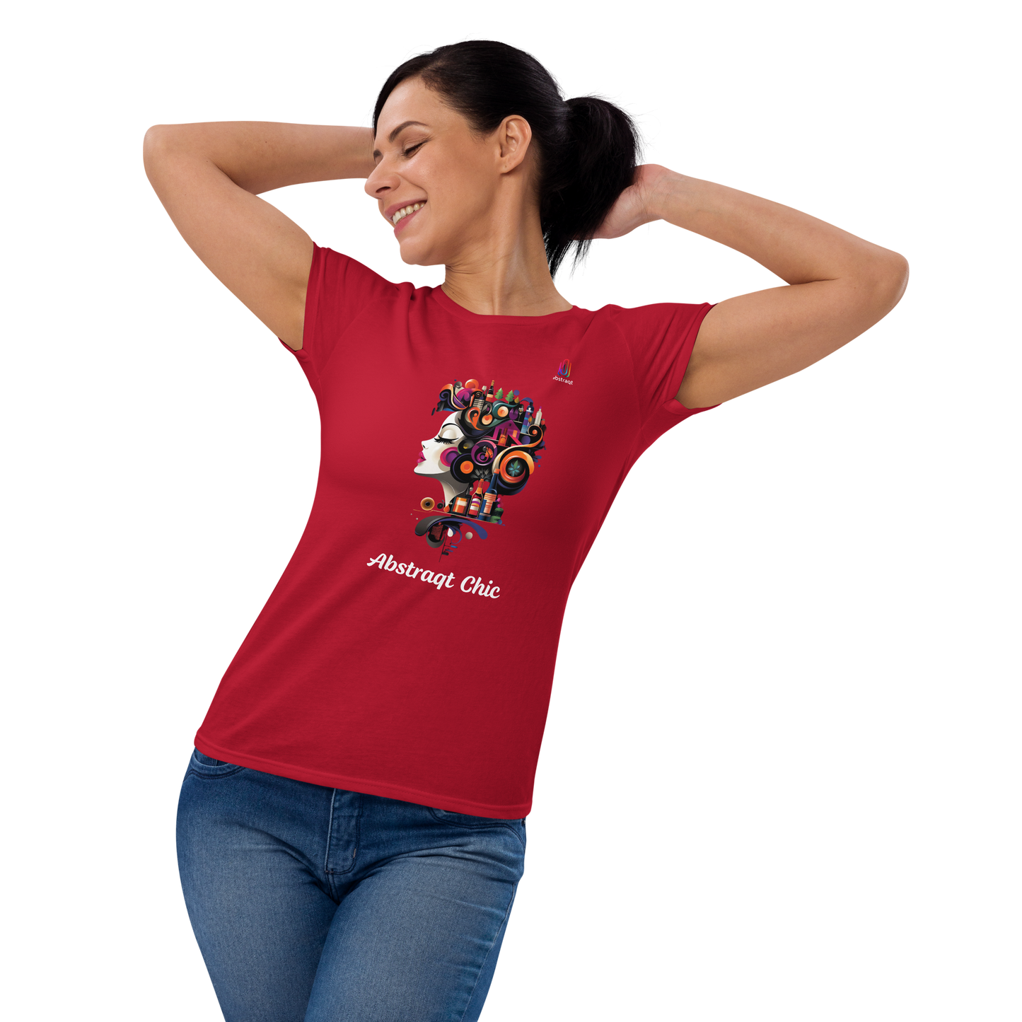 Women's short sleeve t-shirt Abstraqt Chic