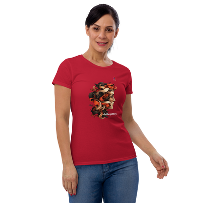 Women's Fitted Short Sleeve T-shirt Lacerta