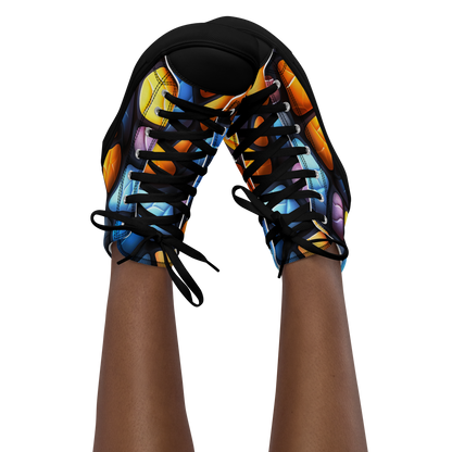 Women’s High Top Canvas Shoes Erestos