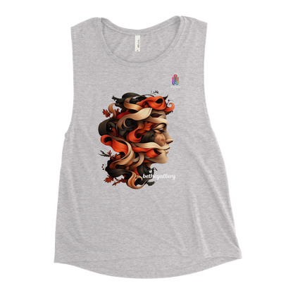 Woman's Muscle Tank Top Lacerta