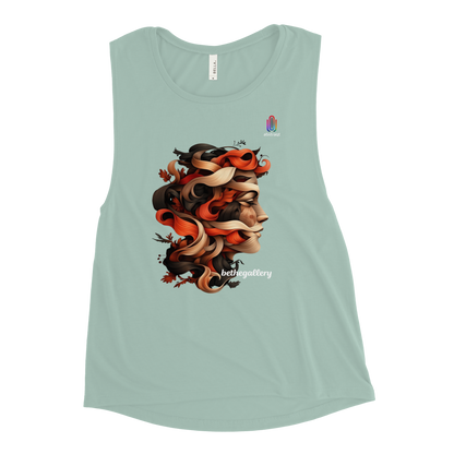 Woman's Muscle Tank Top Lacerta