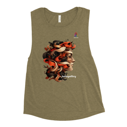 Woman's Muscle Tank Top Lacerta